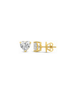 Kia Heart 2.00ct Moissanite Stud Earrings