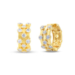 Sutra Line Silver Moissanite Hoop Earrings | Everyday Jewelry – Adila