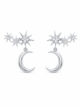 Nakshatra Climber Earrings
