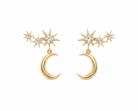 Nakshatra Climber Earrings