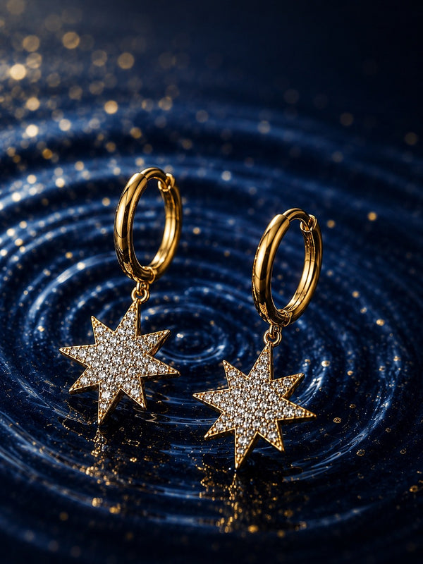 Chandra Guiding Star Hoops