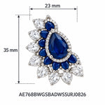 Neel Pankha Earrings measurements