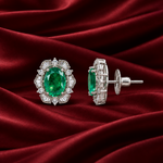 Panna Jharokha Stud Earrings