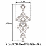 Chandrika Jhoomar Earrings measurements