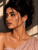 Céleste Pink Drop Earrings