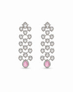 Céleste Pink Drop Earrings
