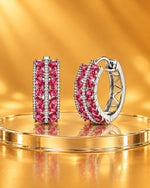 Anaar Hoop Earrings