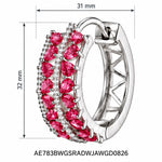 Anaar Hoop Earrings measurements