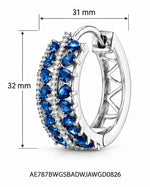 Sagar Hoop Earrings measurements