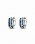 Sagar Blue Hoop Earrings