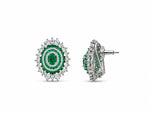 Kamal Green Stud Earrings