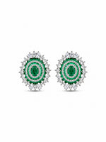 Kamal Green Stud Earrings