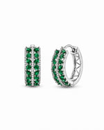 Tarang Green Hoop Earrings