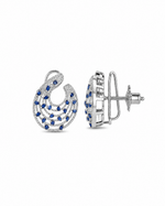 Victoria Royal Blue Earrings