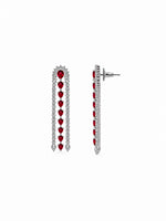 Vivienne Red Drop Earrings