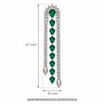 Zeenat Stud Earrings measurements