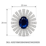 Surya Stud Earrings measurements