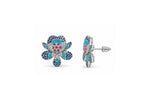 Nilofar Orchid Earrings detail view