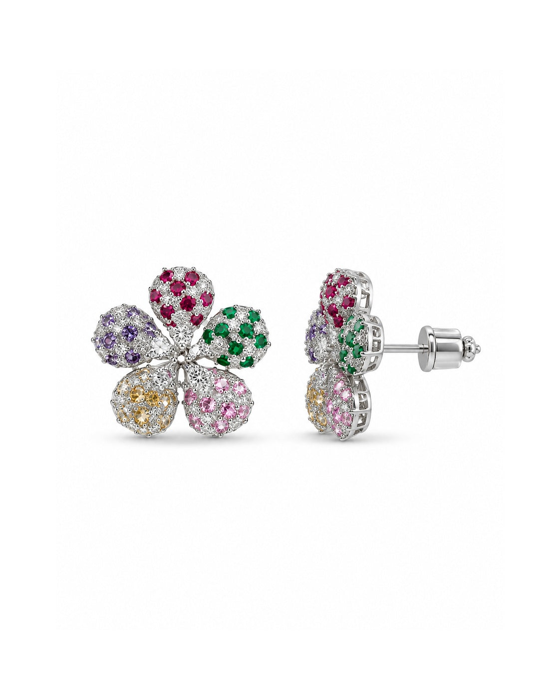 Rangoli Bloom Earrings detail view
