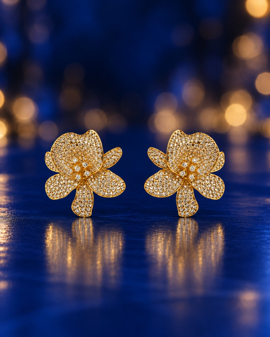 Suvarna Orchid Earrings
