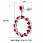 Lalima Cascade Earrings measurements
