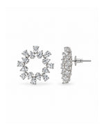 Wren Diamond Circle Earrings