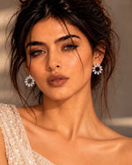 Wren Diamond Circle Earrings