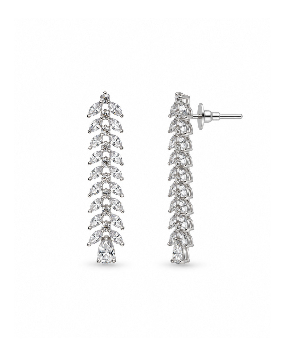 Marisol Diamond Heart Studs