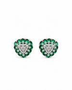Isolde Emerald Fringe Earrings