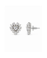 Celestine Diamond Heart Studs