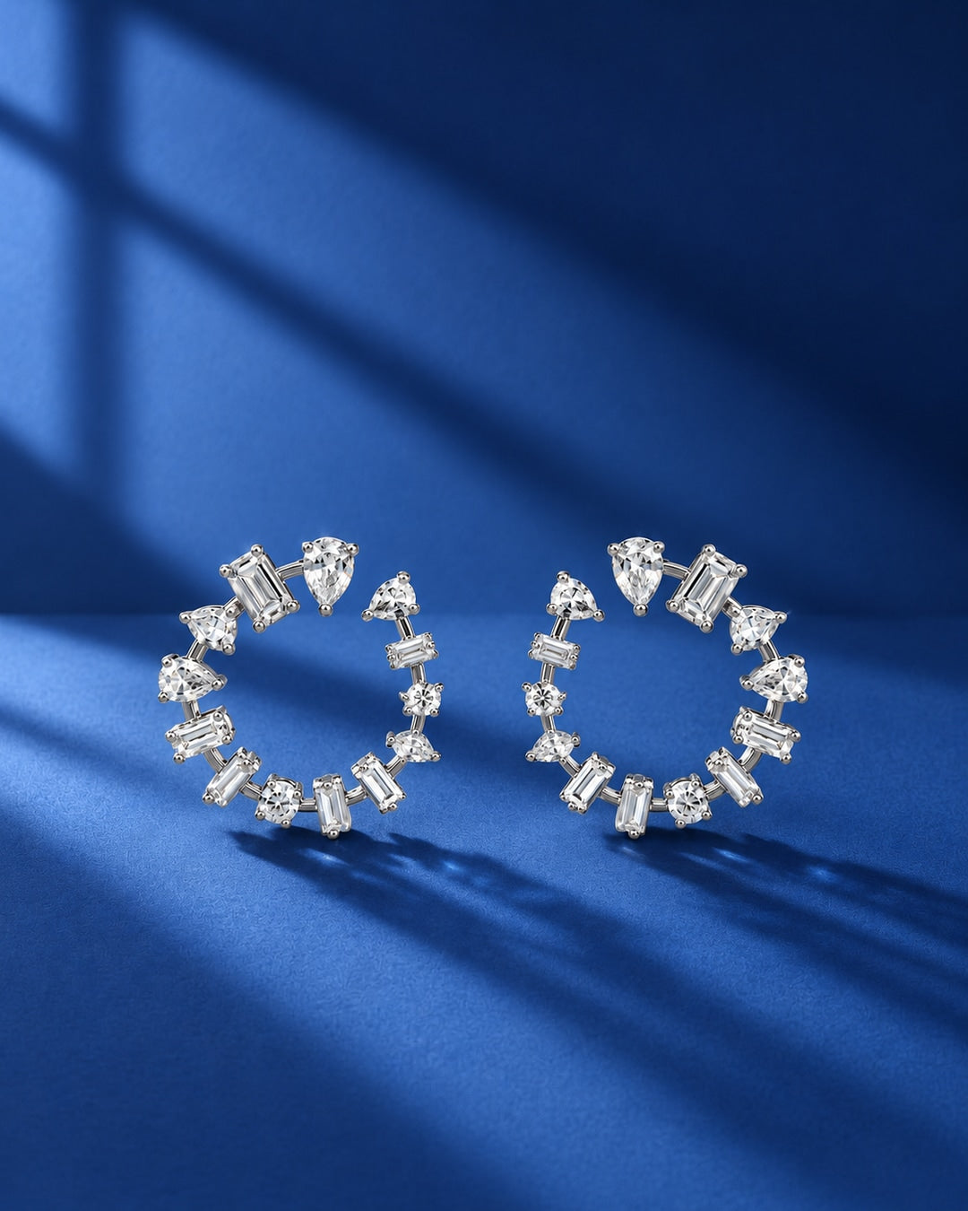 Audrey Circle Stud Earrings