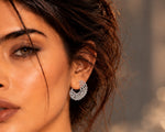 Genevieve Diamond Hoop Earrings