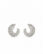 Genevieve Diamond Hoop Earrings
