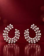 Perpetua Diamond Spiral Earrings