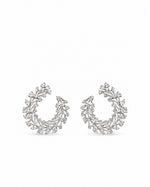 Perpetua Diamond Spiral Earrings