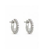 Perpetua Diamond Spiral Earrings