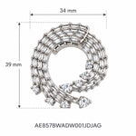 Naima Diamond Studs measurements