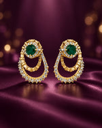 Zaira Emerald Studs