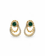 Zaira Emerald Studs