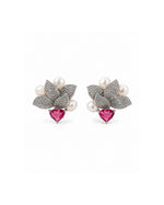 Solène Red Drop Earrings | Adila Jewels
