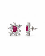 Tavira Red Blossom Earrings