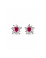 Tavira Red Blossom Earrings