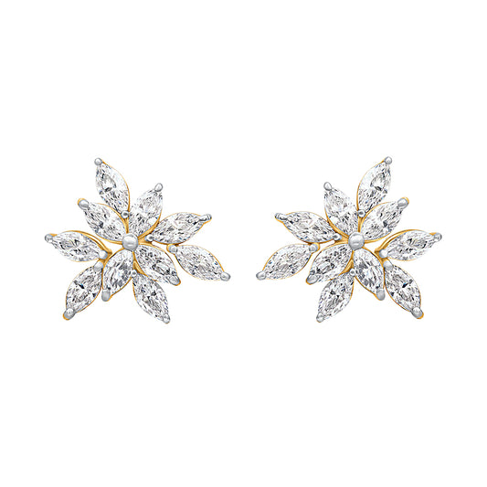 Flower earrings for women - Lyra | Adila Jewels