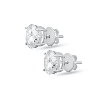 Oval Studs earrings for women - Riva | Adila Jewels