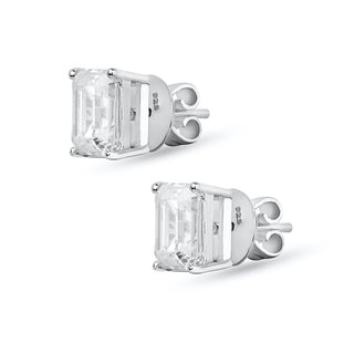 Emerald Studs earrings for women - Alina | Adila Jewels