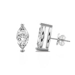 Zina 4.50 Carat Zina Stud Moissanite Earrings