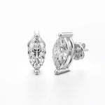 Zina 4.50 Carat Zina Stud Moissanite Earrings
