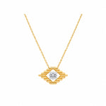 Nisha Ikat Evil Eye Necklace