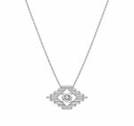 Nisha Ikat Evil Eye Necklace