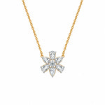 Nyra Blossom Moissanite Necklace